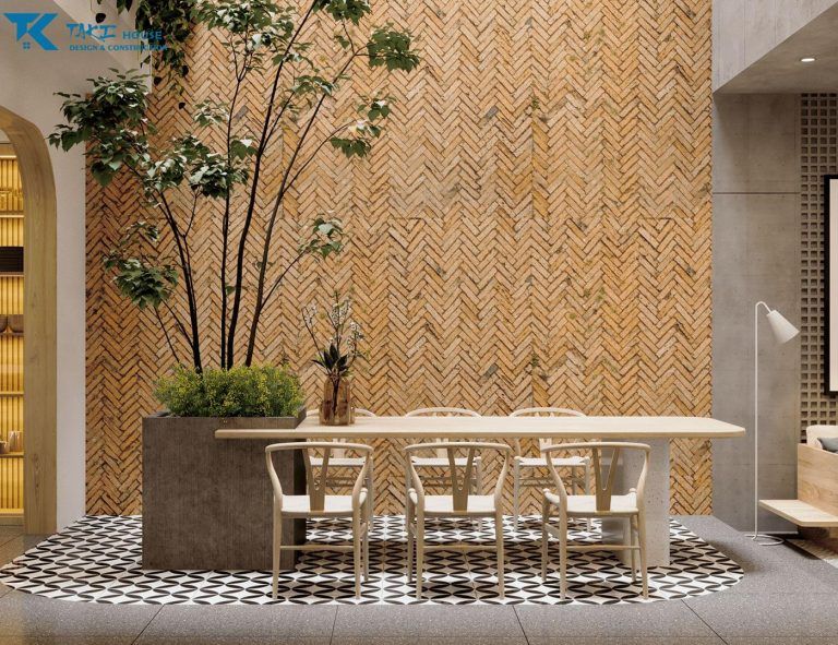 Mẫu nhà phố 4 tầng vừa ở vừa kinh doanh lưu trú hiện đại