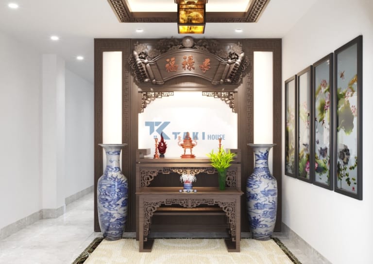 Mặt tiền nhà phố 3 tầng thông thoáng hiện đại - nội thất
