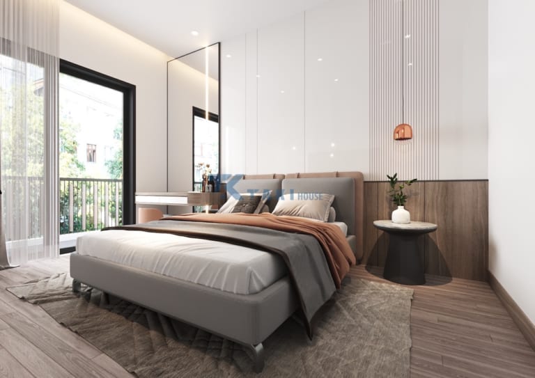 Mặt tiền nhà phố 3 tầng thông thoáng hiện đại - nội thất