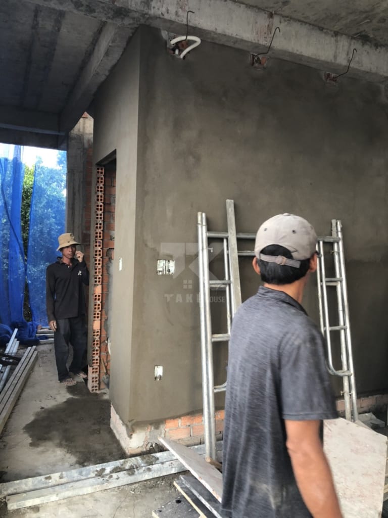 Thi công trọn gói nhà phố 4 tầng trong kiệt