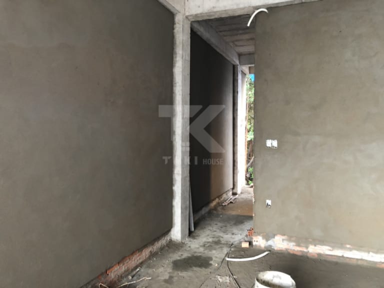 Thi công trọn gói nhà phố 4 tầng trong kiệt mặt tiền tối giản thông thoáng
