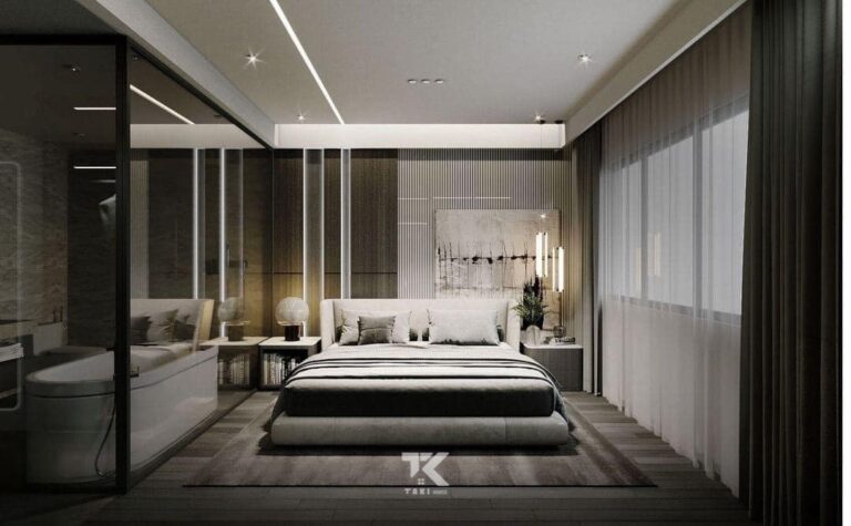 Mẫu nhà phố 2 tầng nội thất hiện đại sang trọng