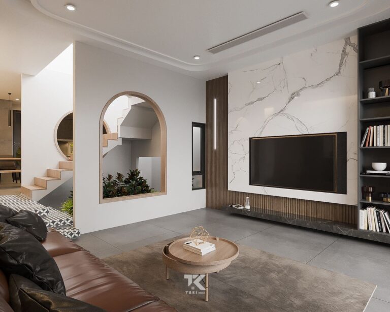 thiết kế nhà phố 2 tầng hiện đại tại Đà Nẵng
