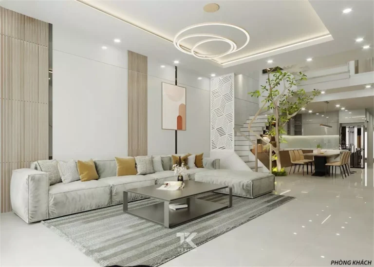 Thiết kế nhà 2 tầng 1 tum sang trọng và hiện đại