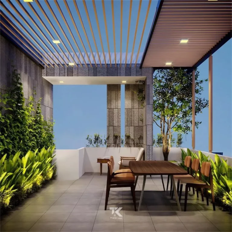 Thiết kế nhà 2 tầng 1 tum sang trọng và hiện đại