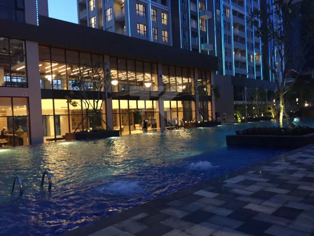 thi công hoàn thiện khu lobby khách sạn Park Regis Cocobay
