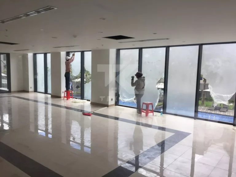 thi công hoàn thiện khu lobby khách sạn Park Regis Cocobay
