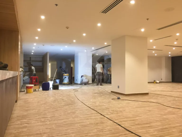 thi công hoàn thiện khu lobby khách sạn Park Regis Cocobay